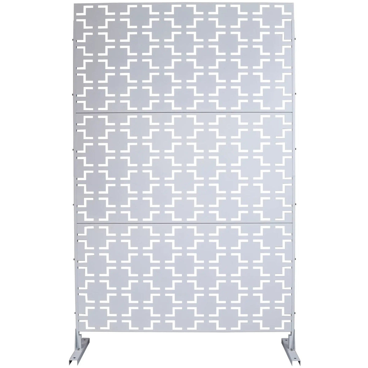 Metal Privacy Screen | Freestanding Divider | Rust Resistant