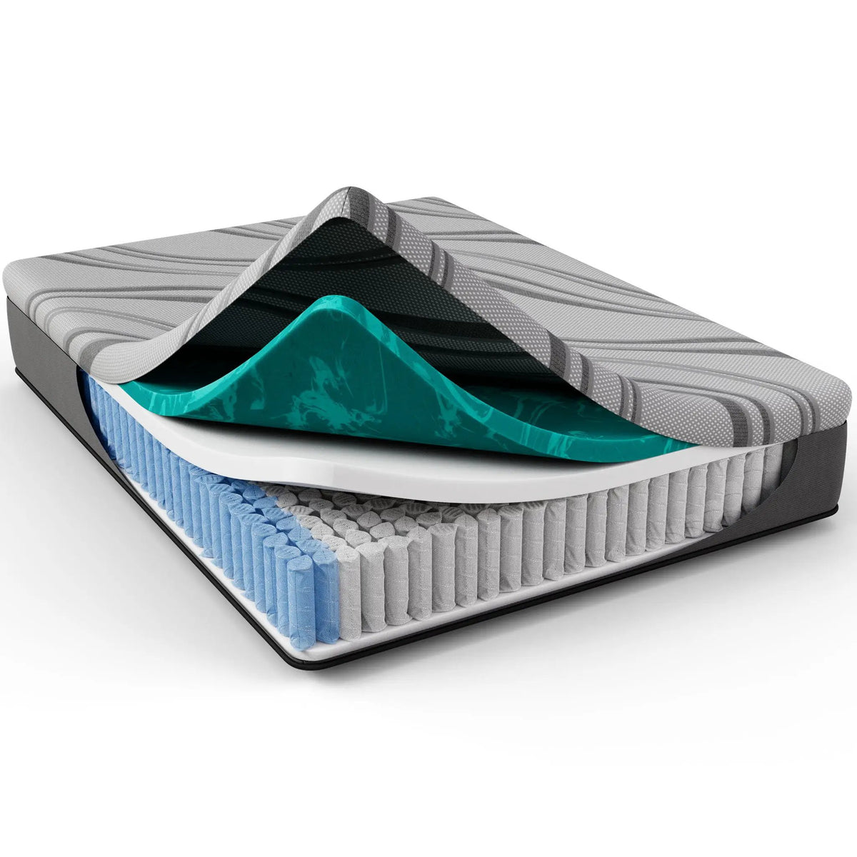 Mattress | 12 Inch | Pro Gel Hybrid | Medium | Cooling