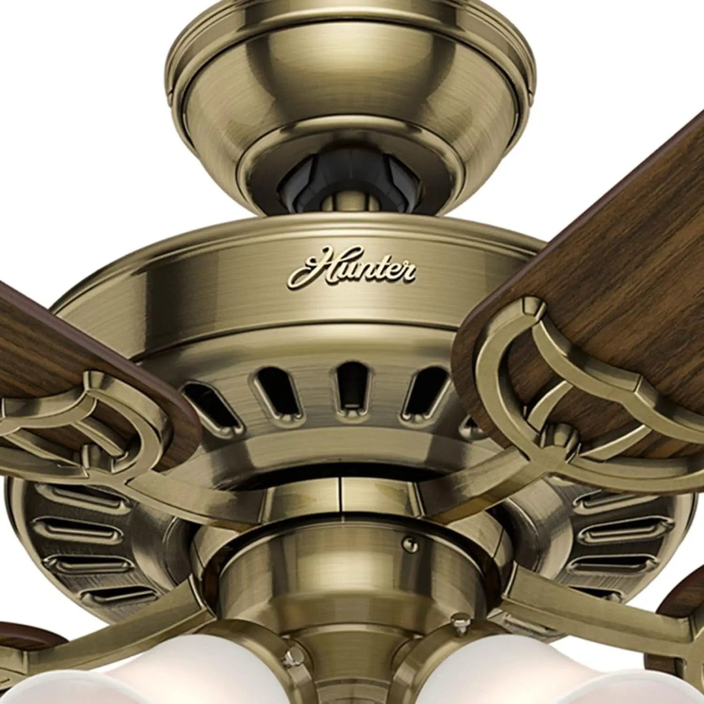 Antique Brass 52 Inch Ceiling Fan With LED Light Kit from PriceLows™