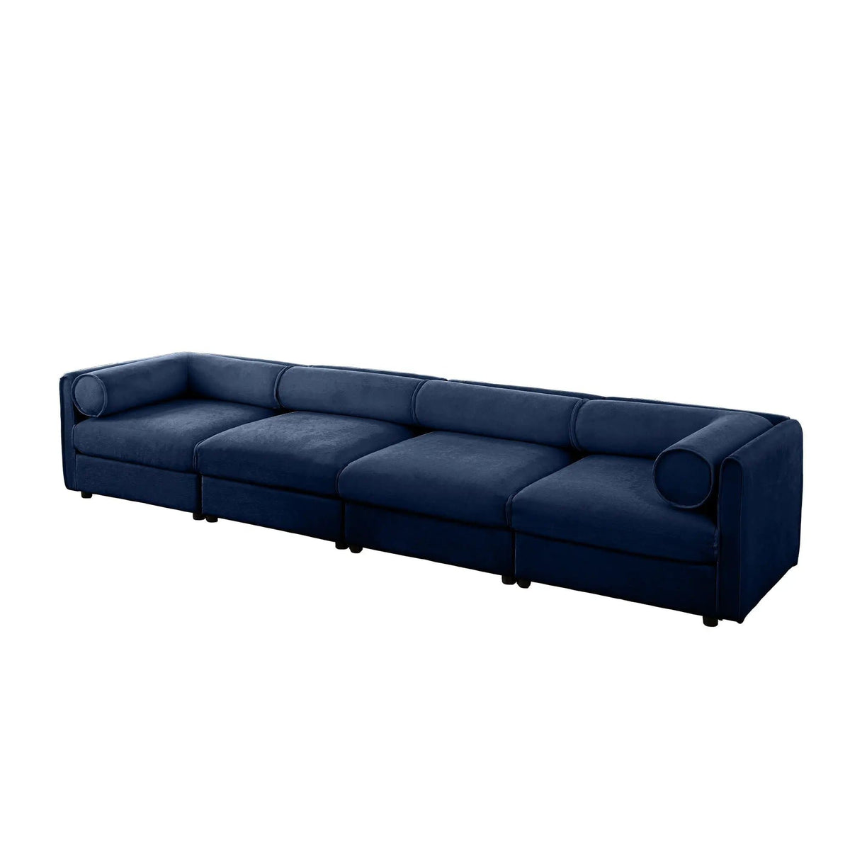 Stylish Sofa With Storage Seat And Cylindrical Backrest | Stationary Sofa | Living Room Furniture | Living Room