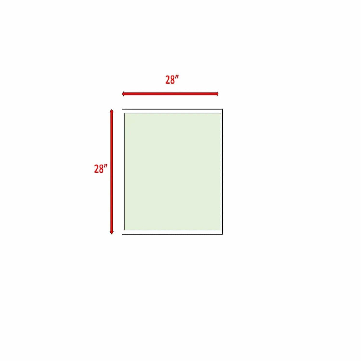 Minnesota Outdoor Coffee Table Cube Design | 28 x 28 x 13 in | Wicker & Tempered Glass | Multicolor