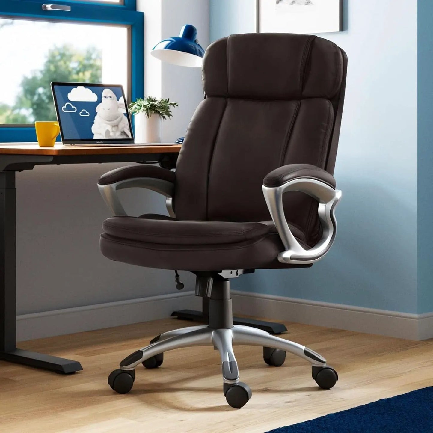 Fairbanks Big And Tall High Back Executive Office Chair With Layered Pillows from PriceLows™