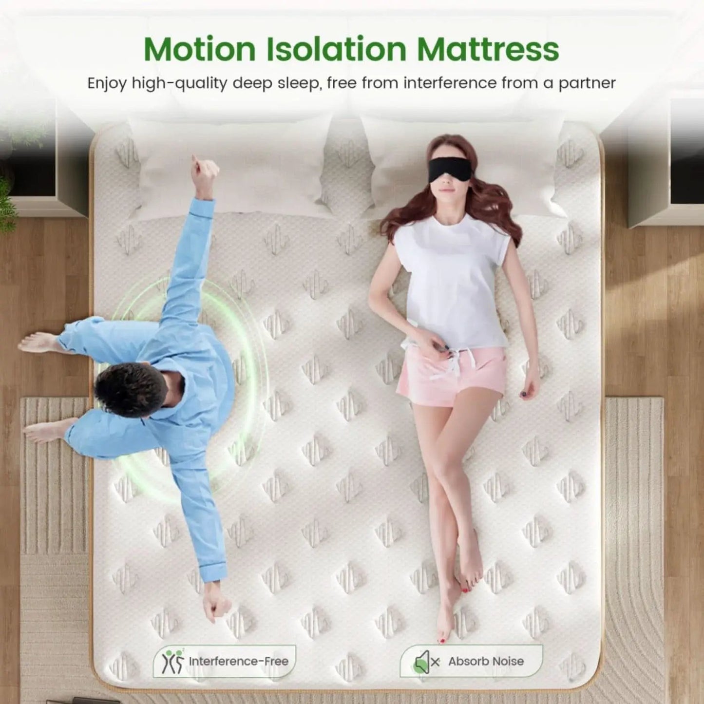Twin Hybrid Mattress 12 Inch GelMemory Foam Comfort from PriceLows™