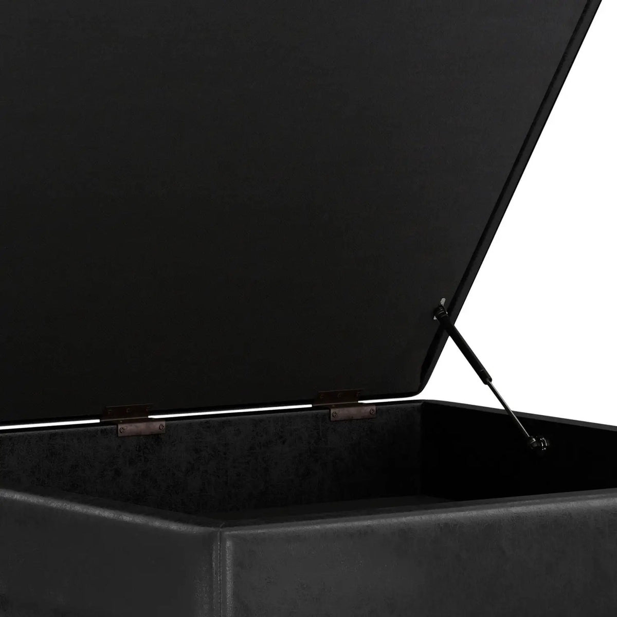 Owen Square Coffee Table Storage Ottoman | Hydraulic Lift-Up Lid | Multifunctional | 35.8 Inch Width