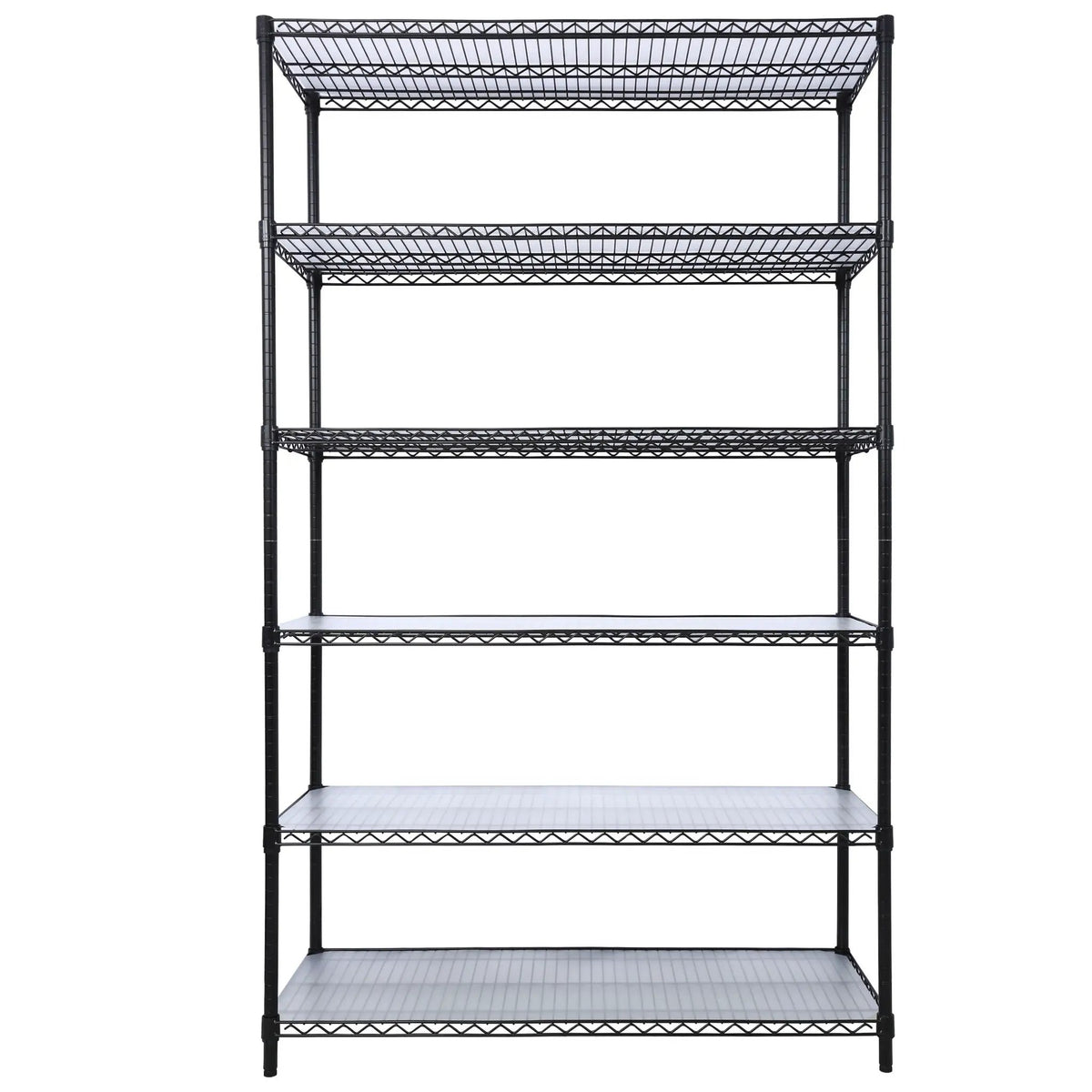 6 Tier Wire Shelving Unit | 6000 Lb Capacity | NSF Metal Rack | Adjustable Shelves