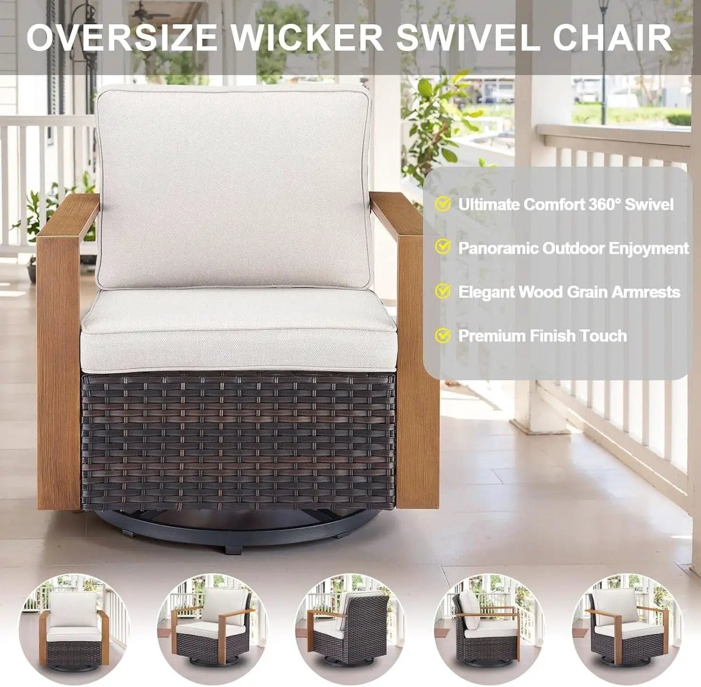 4 Piece Patio Set With 41 Inch Propane Fire Pit Table And Swivel Glider Chairs from PriceLows™