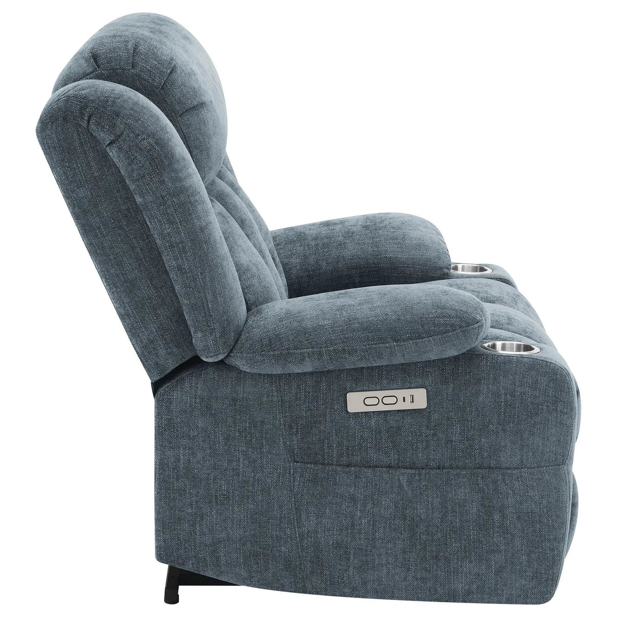 Beca Power Lift Recliner | Upholstered | Integrated Cupholders | USB Charging Port