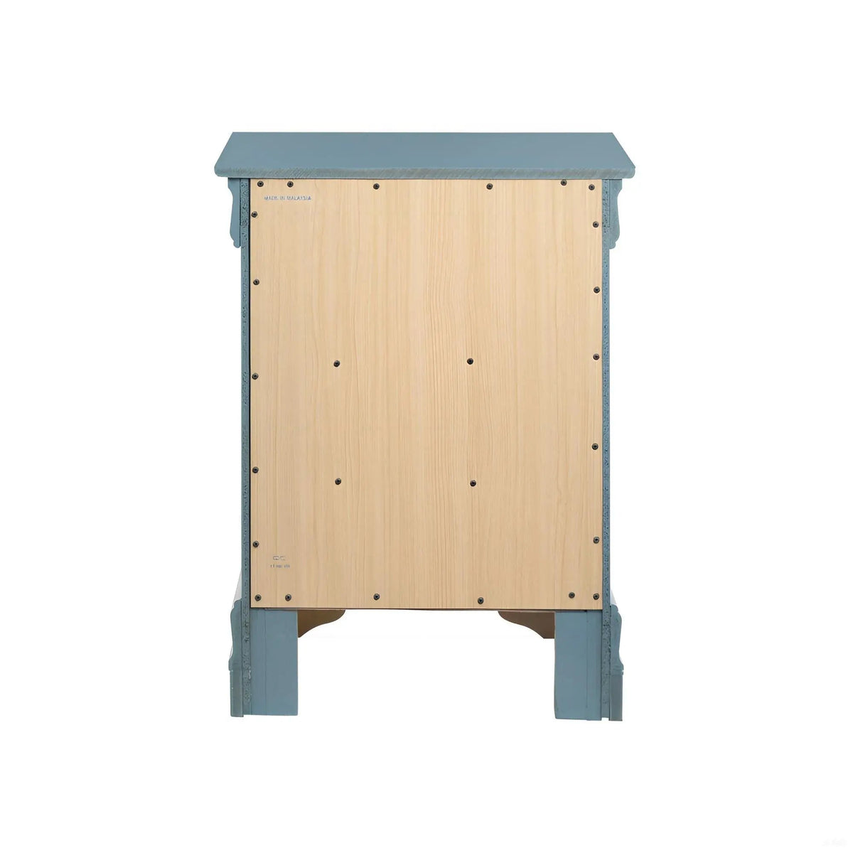 Louis Phillipe Nightstand | Traditional Wood Design | English Dovetailed Drawers | Metal Center Guides