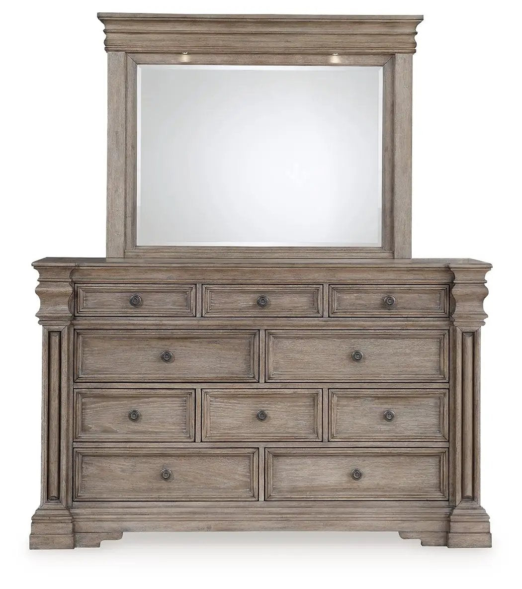Blairhurst Dresser | 68 Inch Width | Casual Traditional Style | Classic-Inspired Columns
