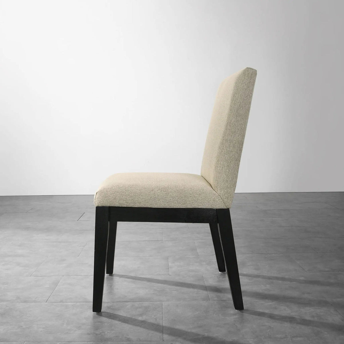Roundhill Furniture Rocco Contemporary Solid Wood Dining Chairs (Set of 2) | 19 x 22 x 34 in | Solid Wood & Rubberwood | Beige