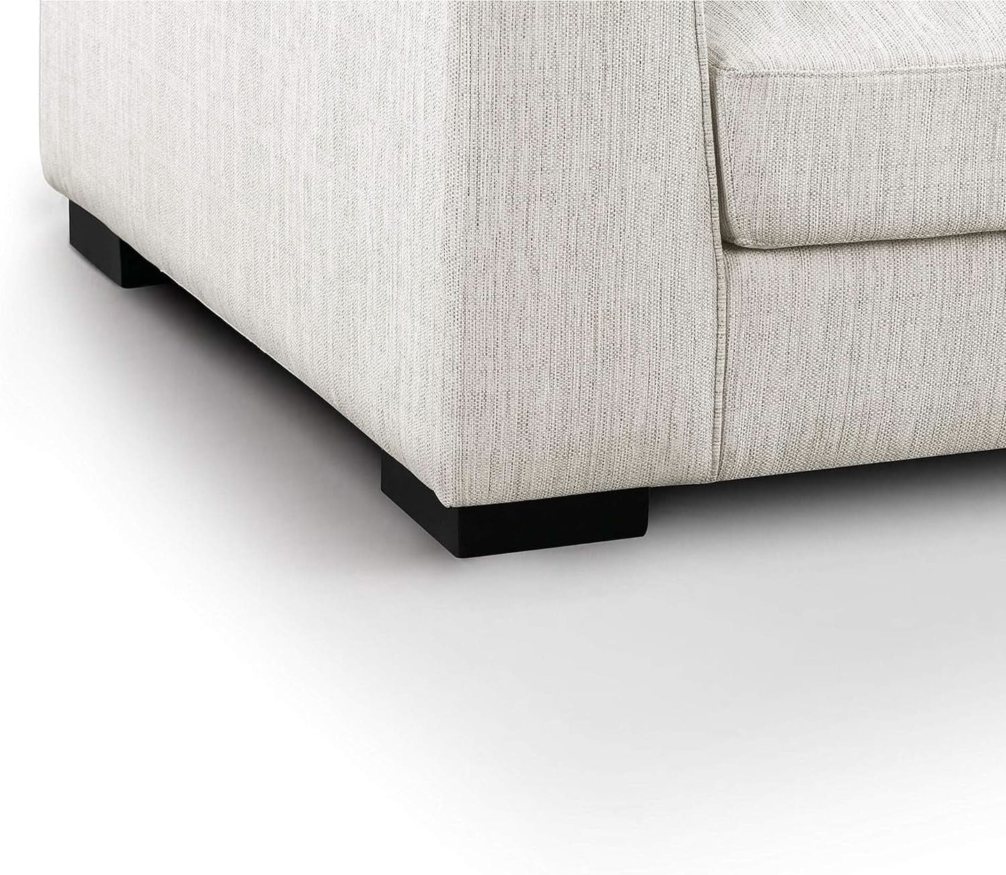 Capri Fabric Sofa Bright Ash Down Pillows Modern Living from PriceLows™
