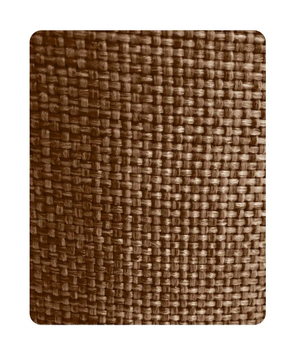 Flush Mount Conversion Kit | 18 Inch Wide | Chocolate Burlap Shade | Easy Install
