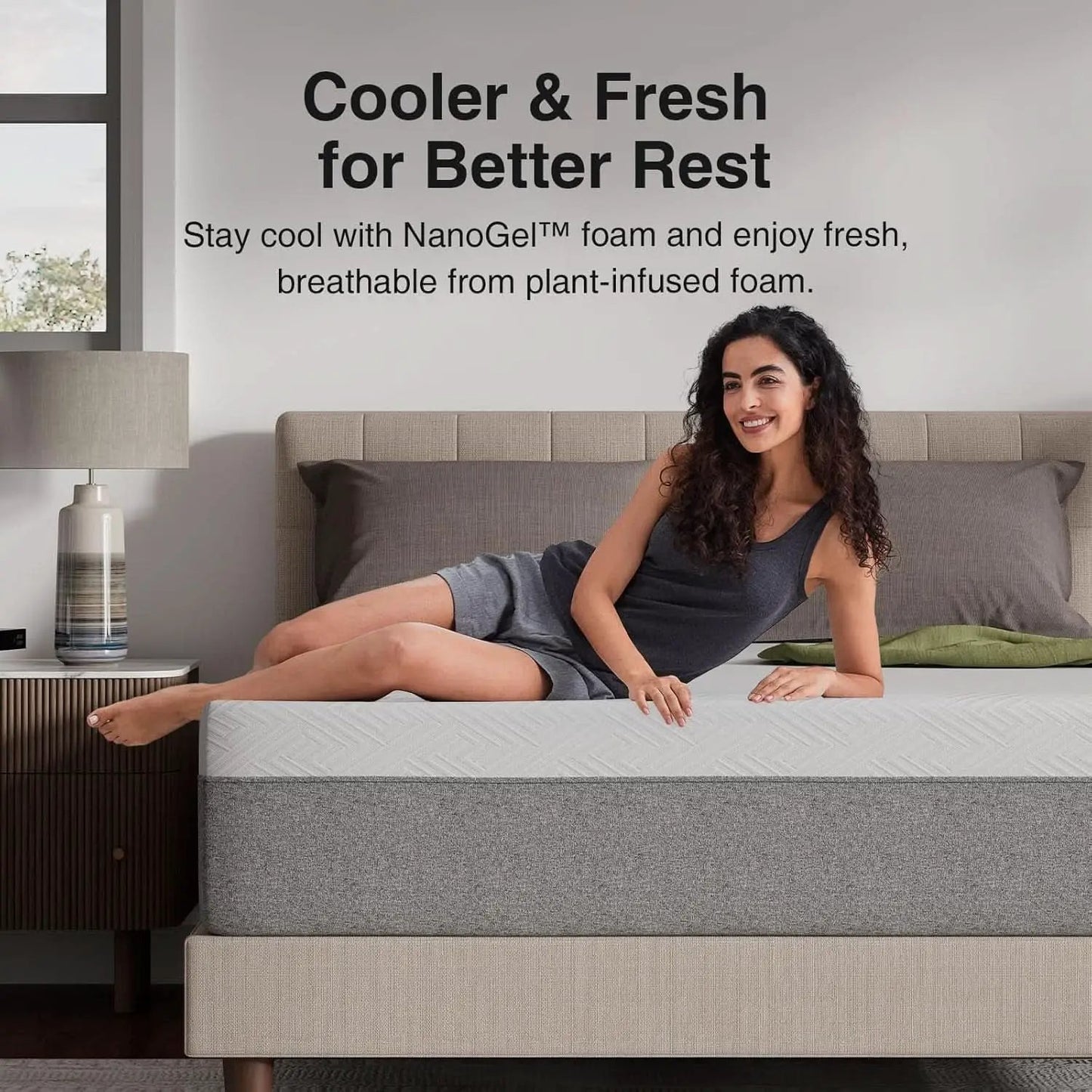 12 Inch King Gel Memory Foam Mattress CertipurUS Certified from PriceLows™