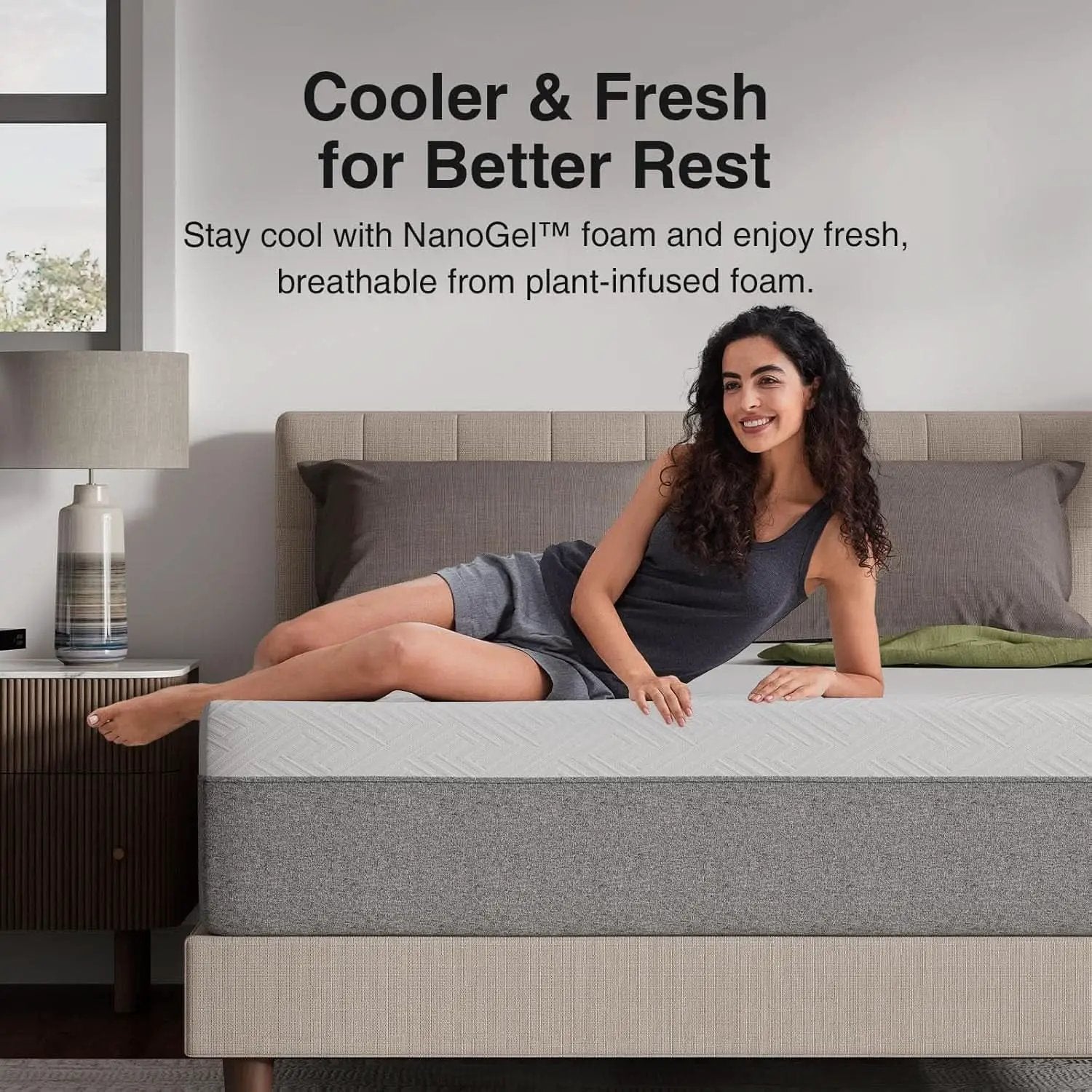 12 Inch King Gel Memory Foam Mattress CertipurUS Certified from PriceLows™