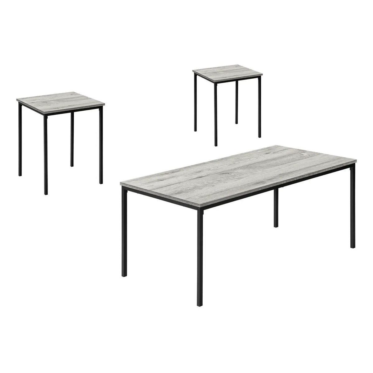Coffee And End Table Set | Set Of 3 | Contemporary Design | High-Density Laminate Tops