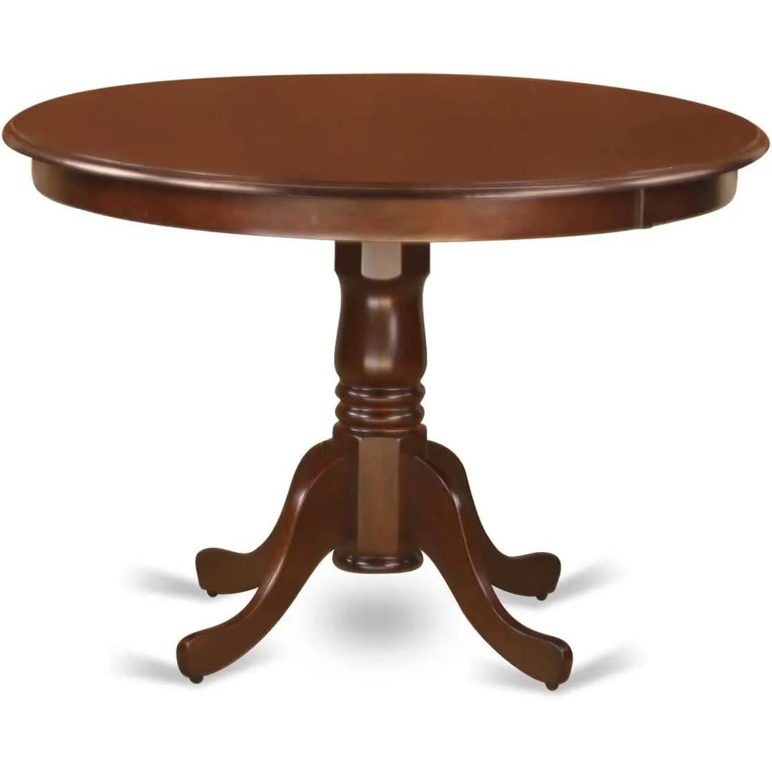 Mahogany Dining Table Set 5 Piece With Linen Chairs from PriceLows™