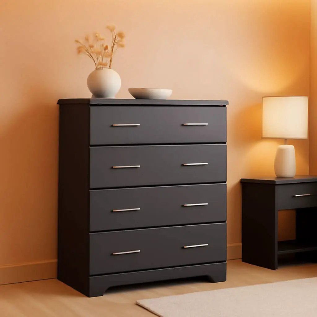 Brookside 4 Drawer Dresser Gray Greenguard Gold Certified from PriceLows™