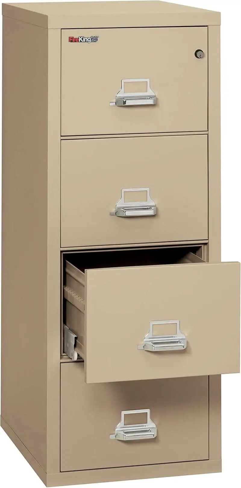 Parchment Four Drawer Fire Safe Legal File Cabinet UL 1 Hour from PriceLows™