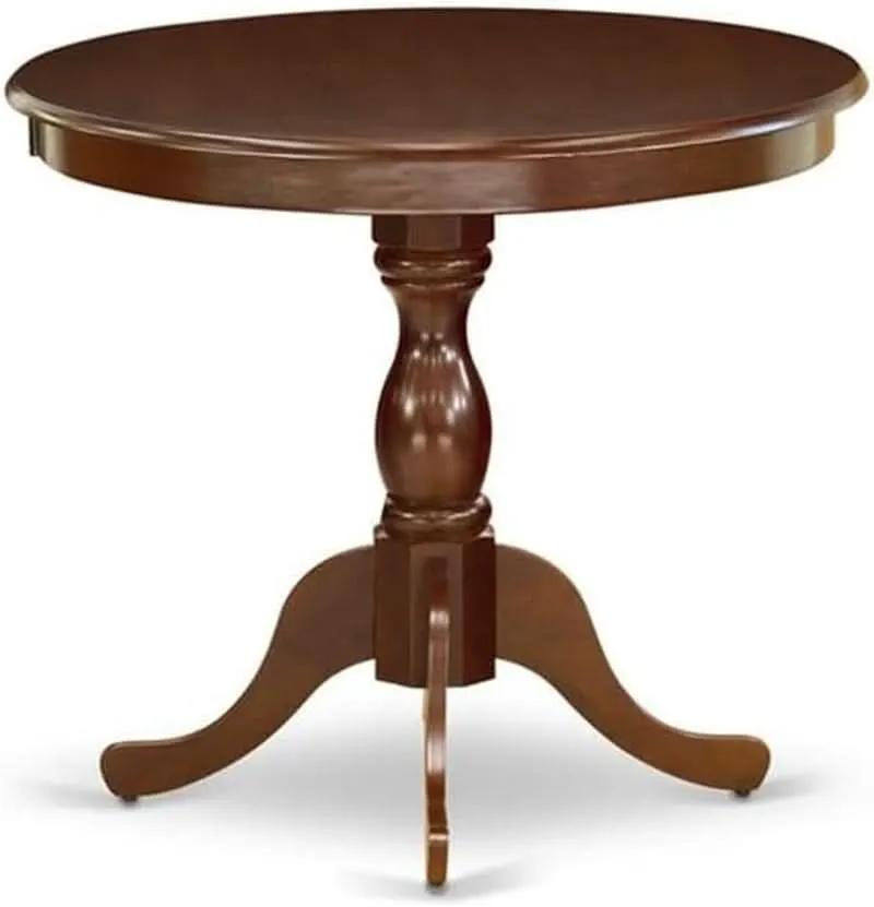 Round Dining Table 36x36 Inches With Pedestal Base from PriceLows™