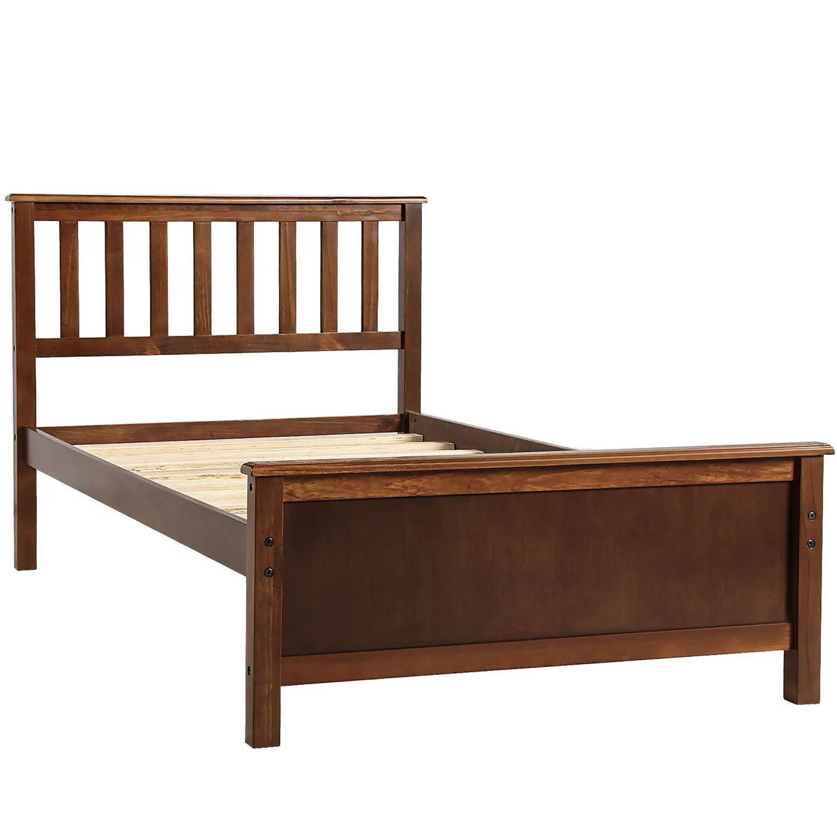 Platform Bed | Wood Slat Support | Headboard And Footboard