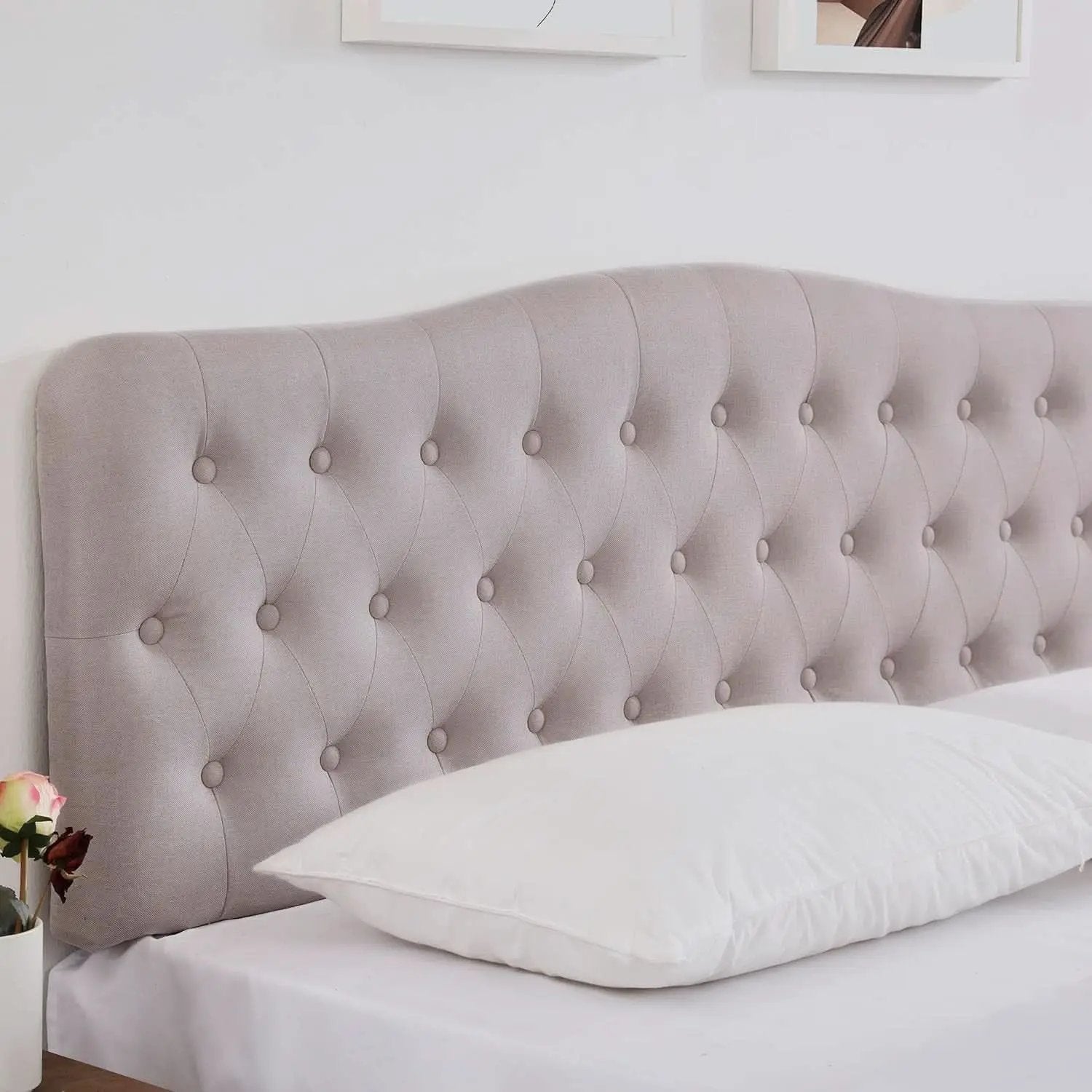 Upholstered Queen Headboard with Adjustable Height and Style from PriceLows™