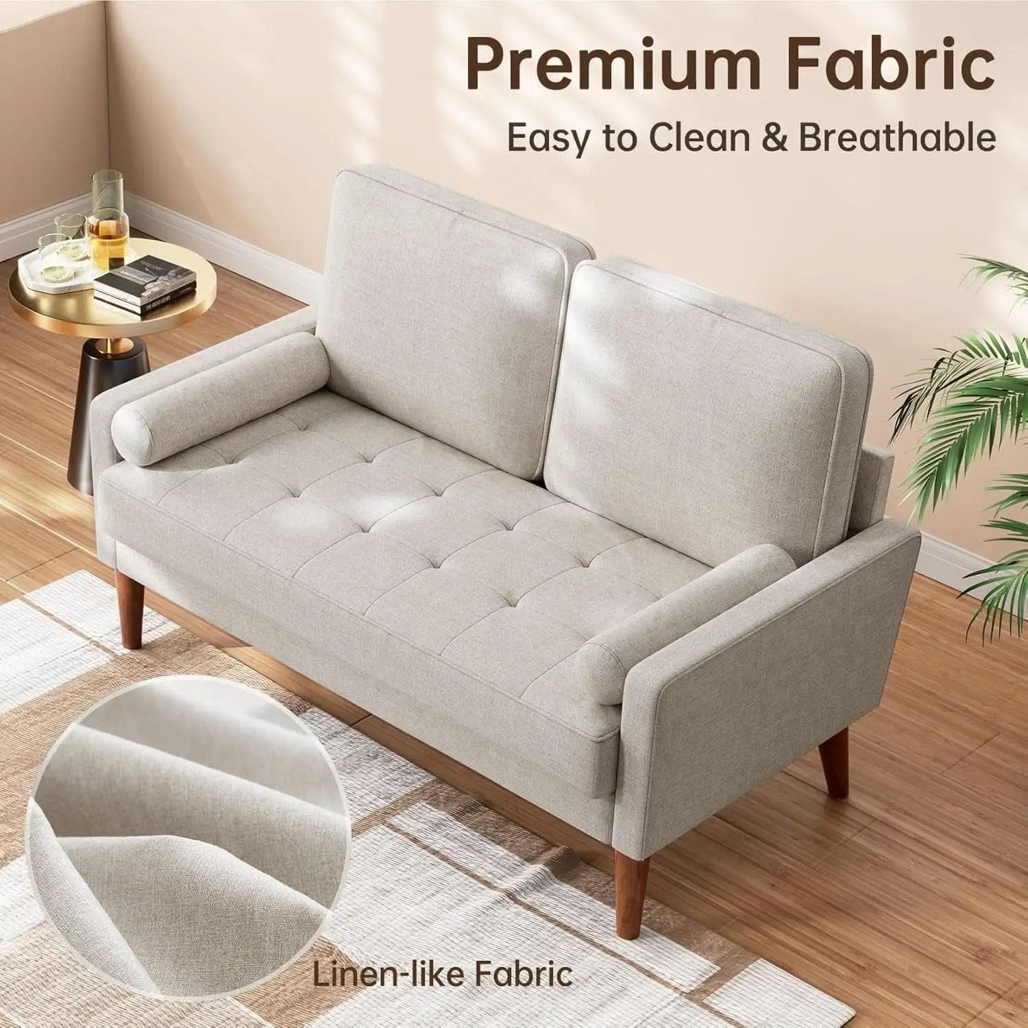 Ashbeige Modern Loveseat For Small Spaces Pocket Spring from PriceLows™