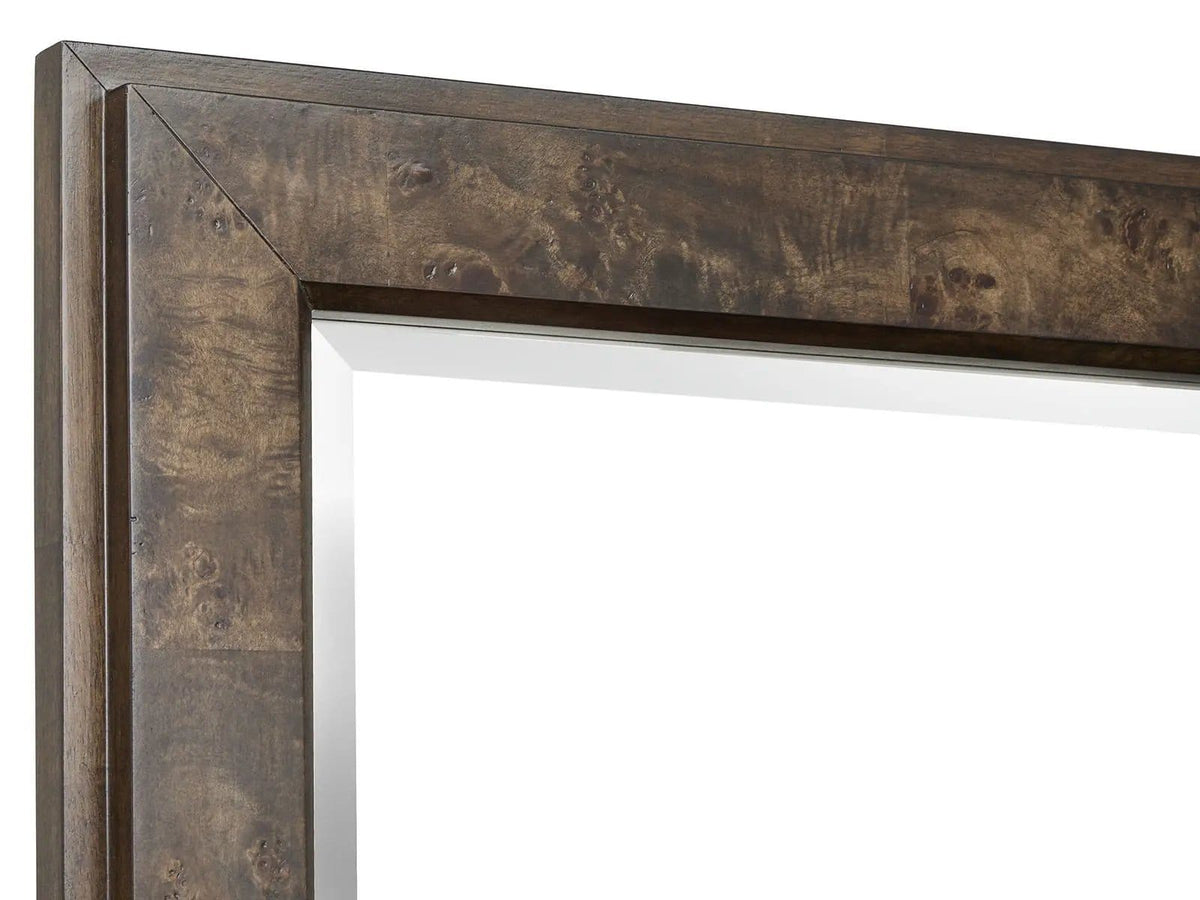 Rowan Landscape Mirror | 1.75 x 45 x 35 in | Veneer & Brass | Espresso