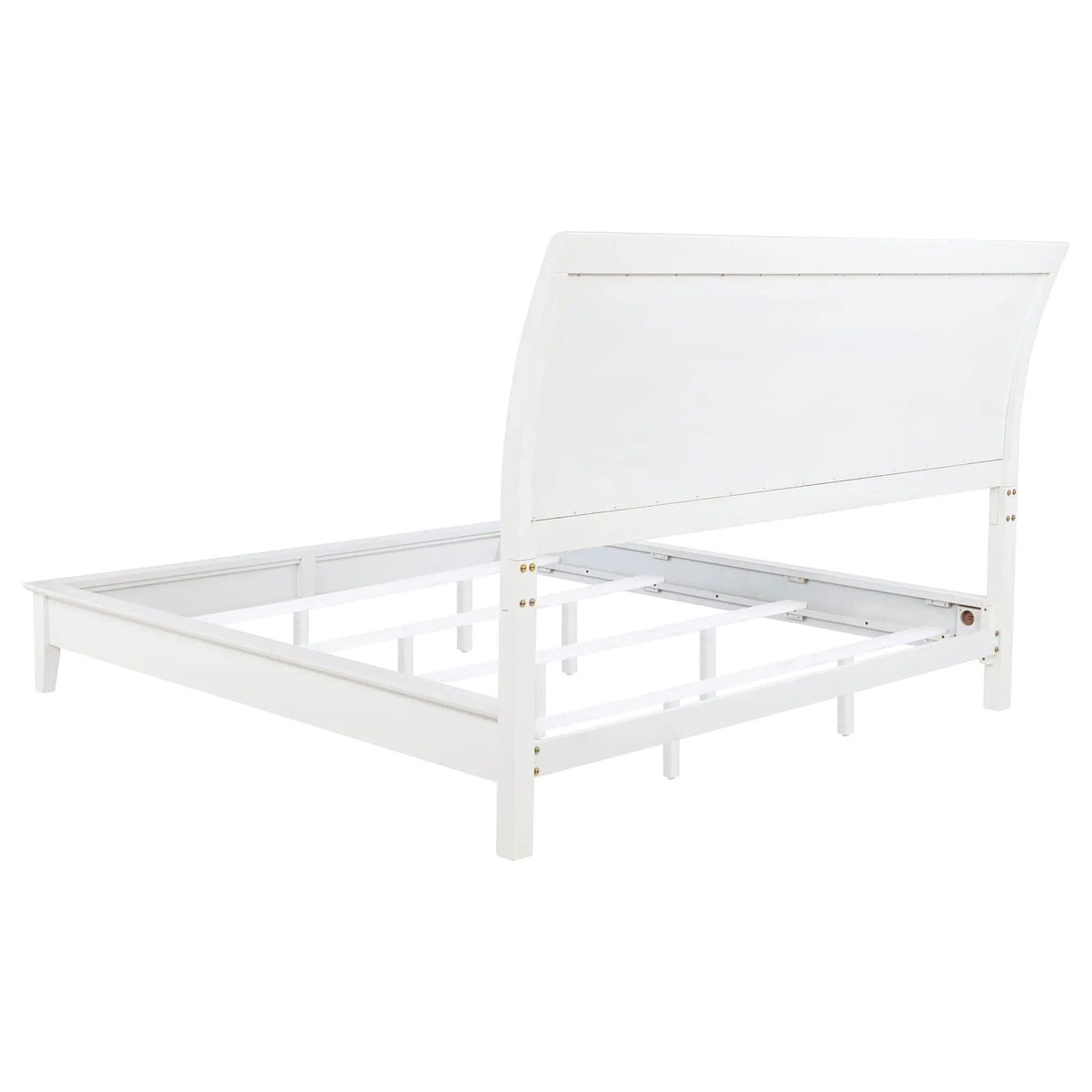 Bexhill 5-piece Eastern King Bedroom Set | 5-Piece Set | Linen & Fabric | White
