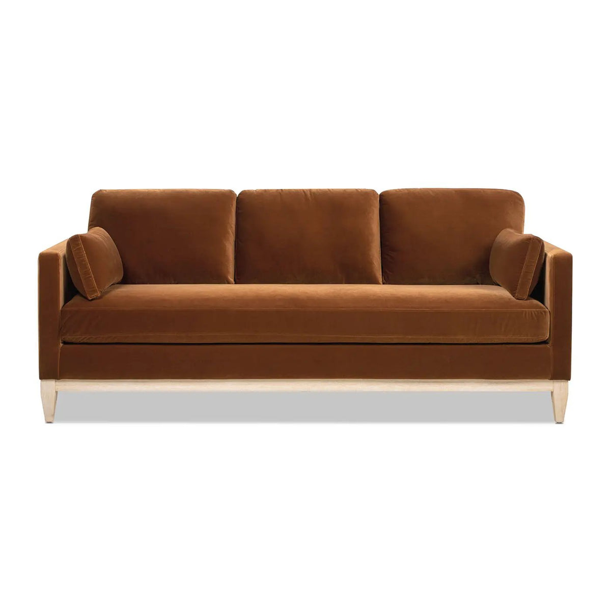 Knox Modern Farmhouse Sofa | Feather-Down Wrapped Cushions | Reversible Cushions | 84 Inch Length