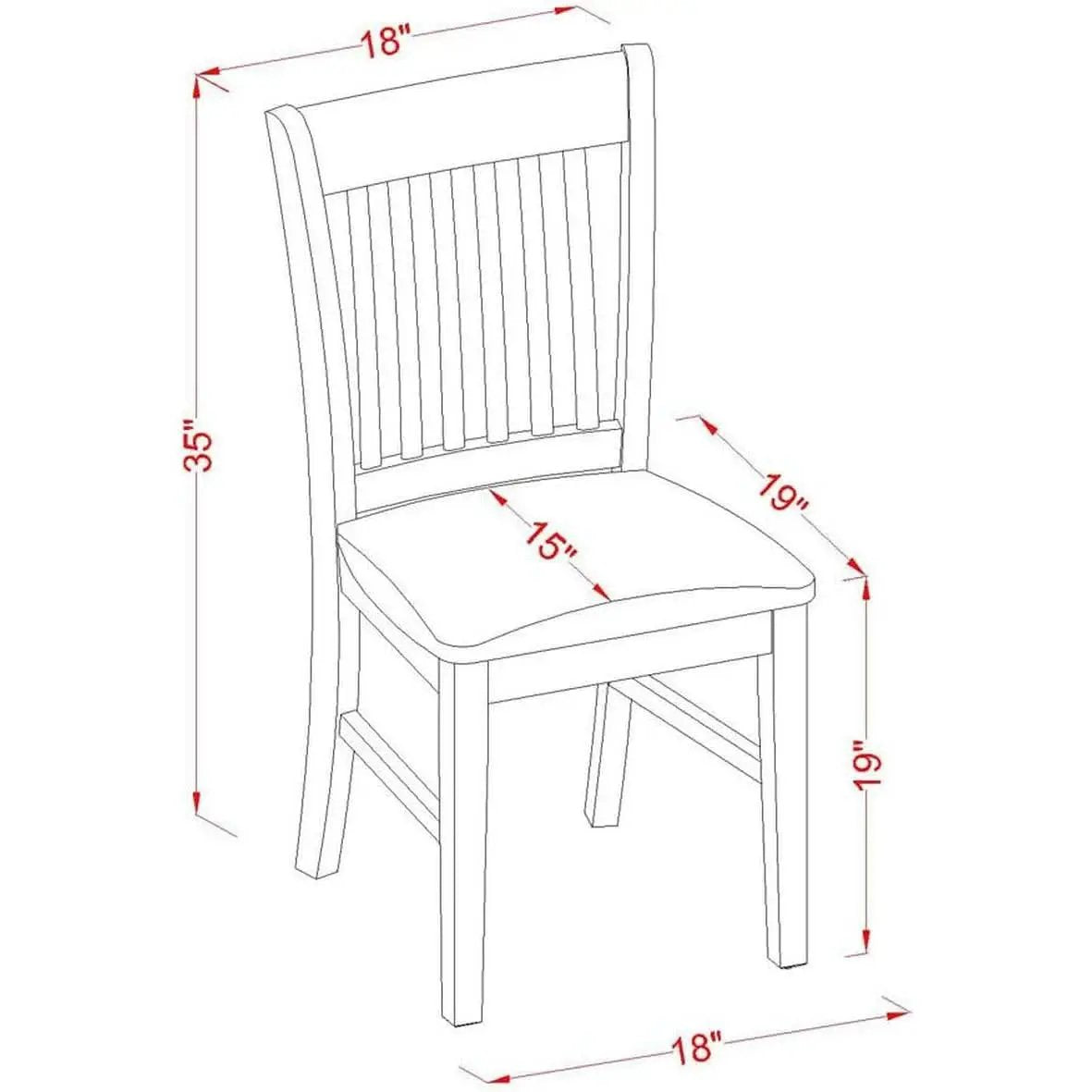 Mahogany Dining Table Set 5 Piece With Linen Chairs from PriceLows™