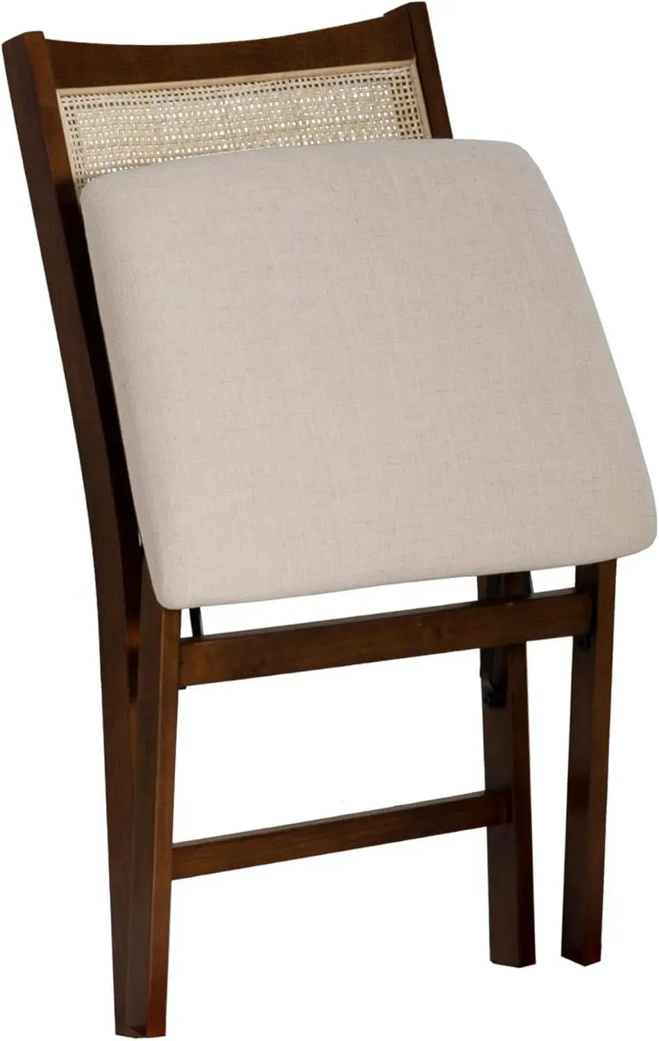 Kasi Brown Natural Rattan Cane Foldable Dining Side Chair from PriceLows™