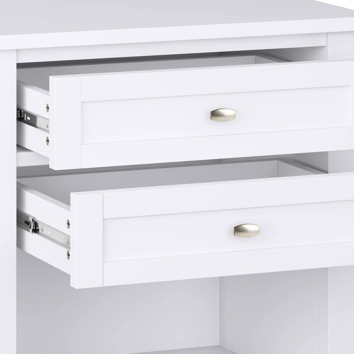 Warm Shaker Bedside Table | Handcrafted Solid Wood | NC Lacquer Finish | Multipurpose Design