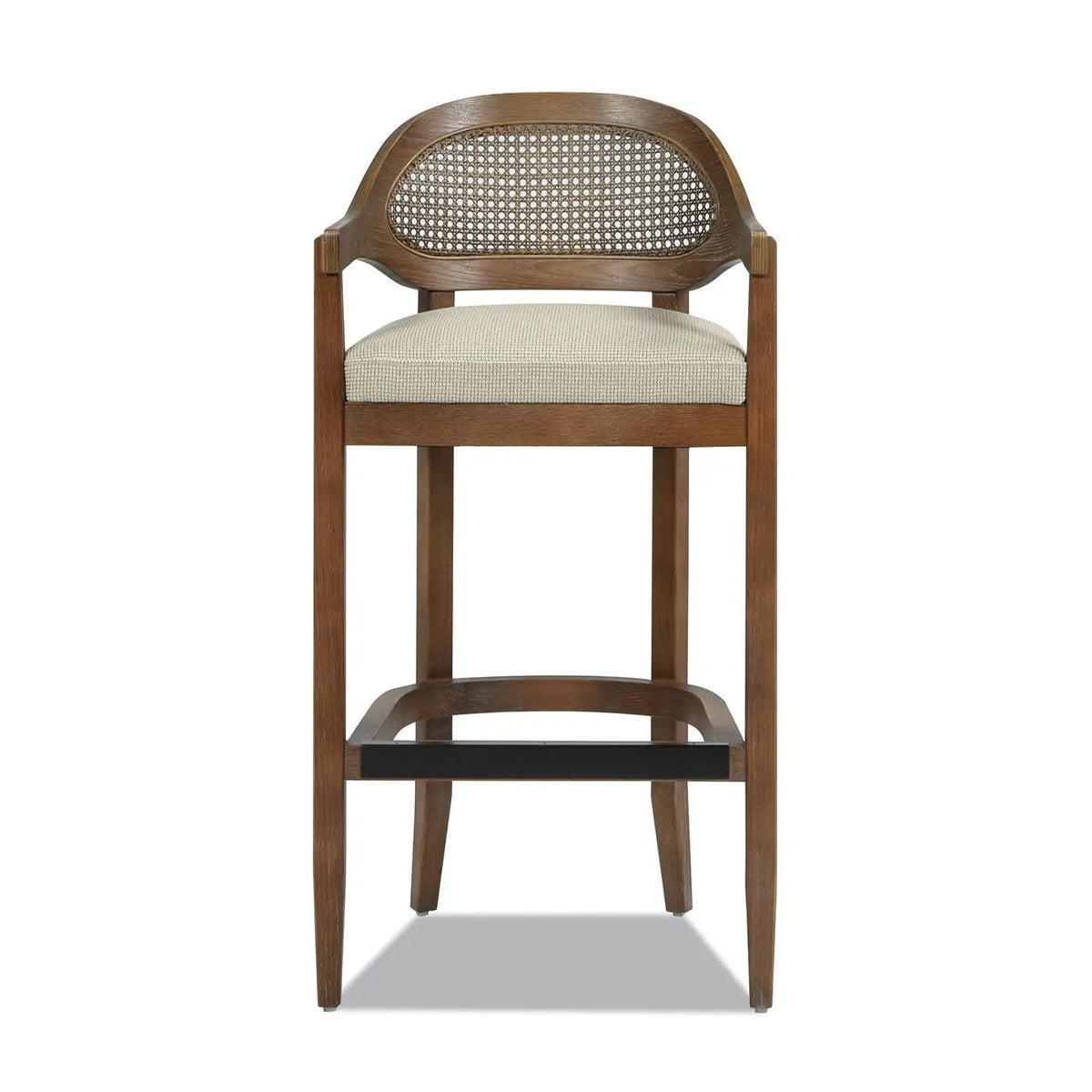 Americana Counter Stool | Mid-Century Modern | Cane Back | Kiln-Dried Wood Frame