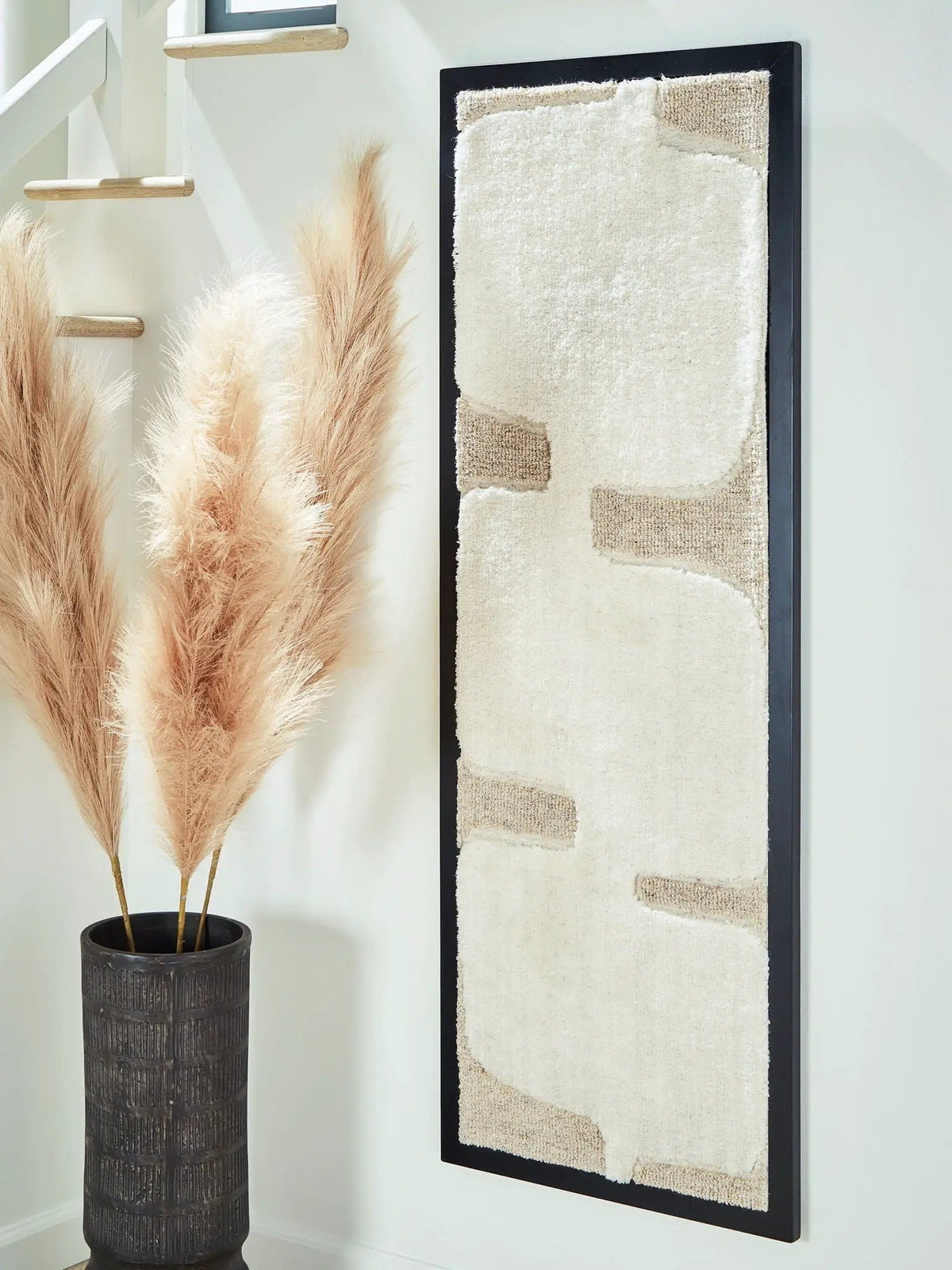 Kadworth Wall Decor | 20 x 1 x 56 in | Polyester & Wool | Taupe