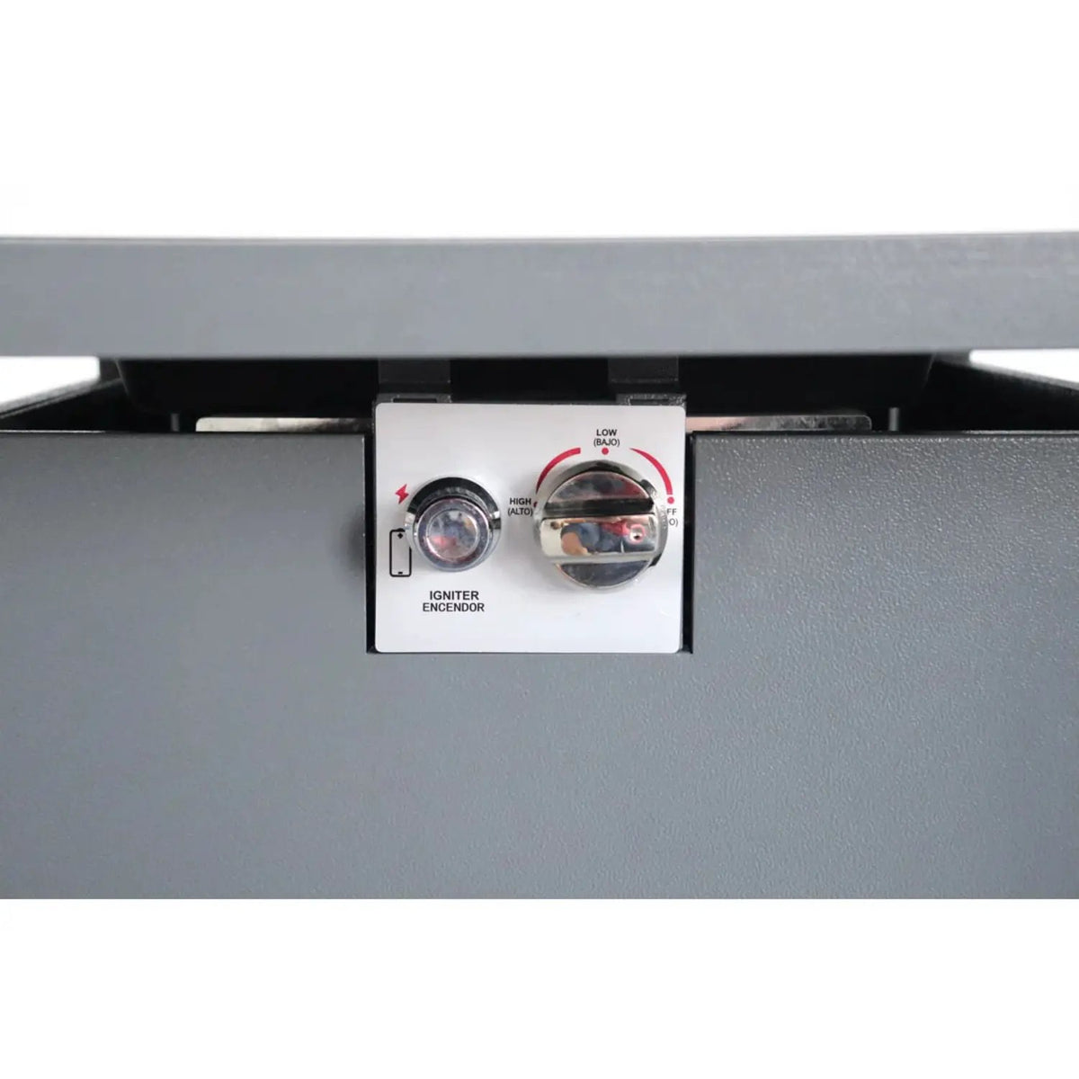 Gas Fire Pit Table | Gray | 40000 BTU | Propane Or Natural Gas
