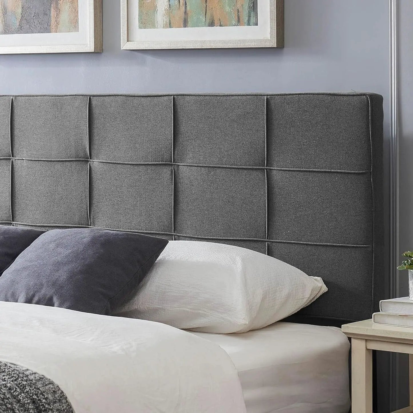 King Size Upholstered Headboard with Adjustable Modern Design from PriceLows™