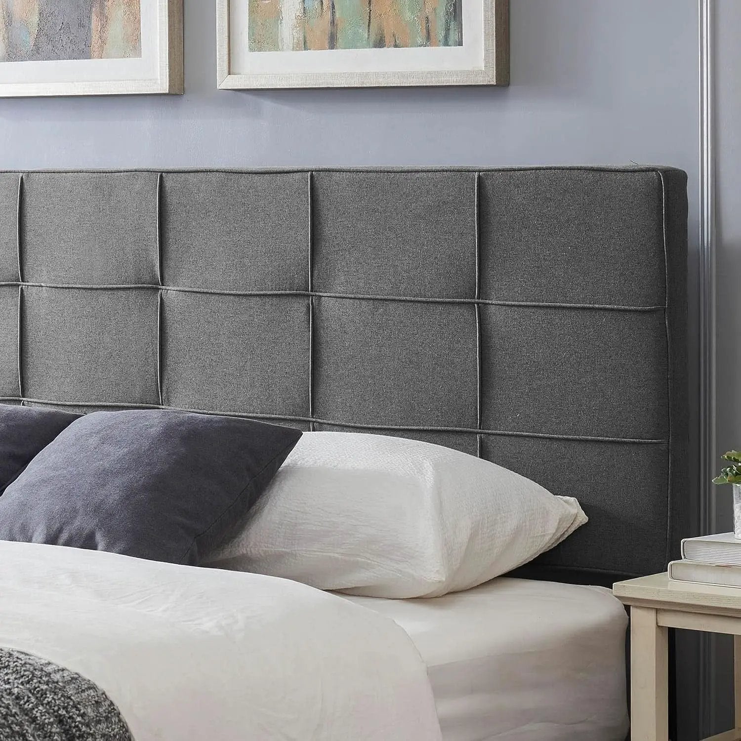 King Size Upholstered Headboard with Adjustable Modern Design from PriceLows™