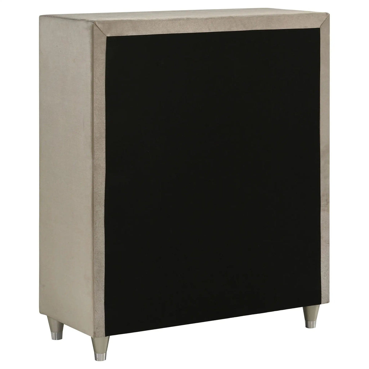 Antonella 5-drawer Bedroom Chest Ivory and Camel | 40.25 x 17.75 x 49 in | Crystal | Bedroom