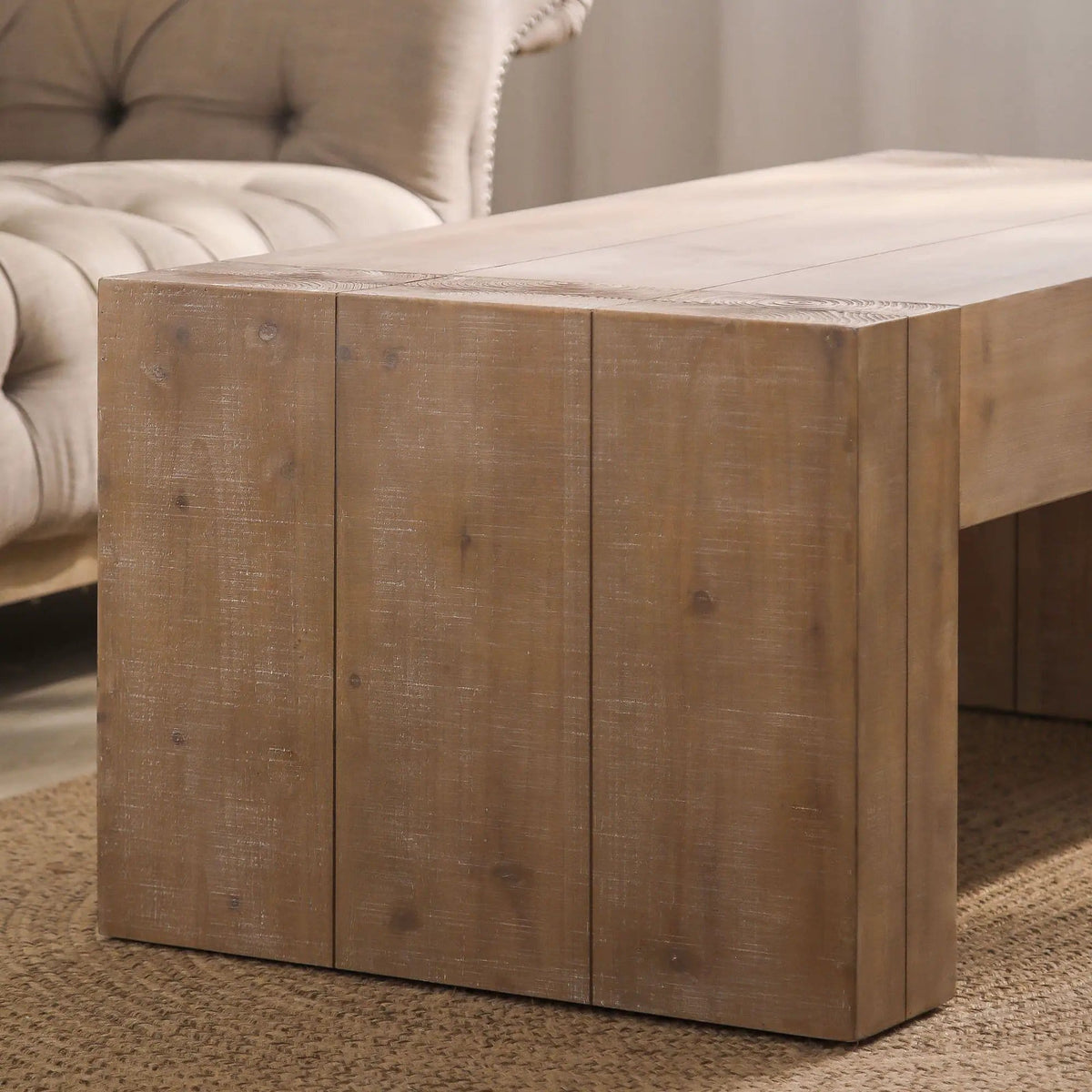 Minimalist Rectangular Center Table For Living Room | 2 Pieces | Engineered Wood | Living Room