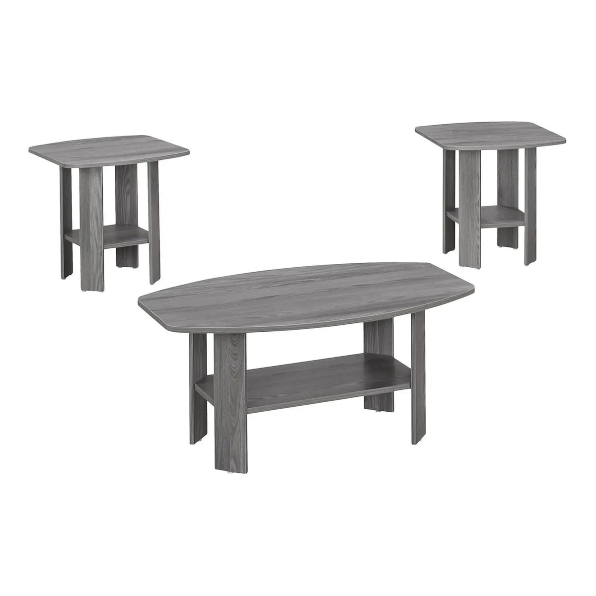 Coffee End And Accent Table Set | Set Of 3 | Wood-Look Finish | Child And Pet Safe