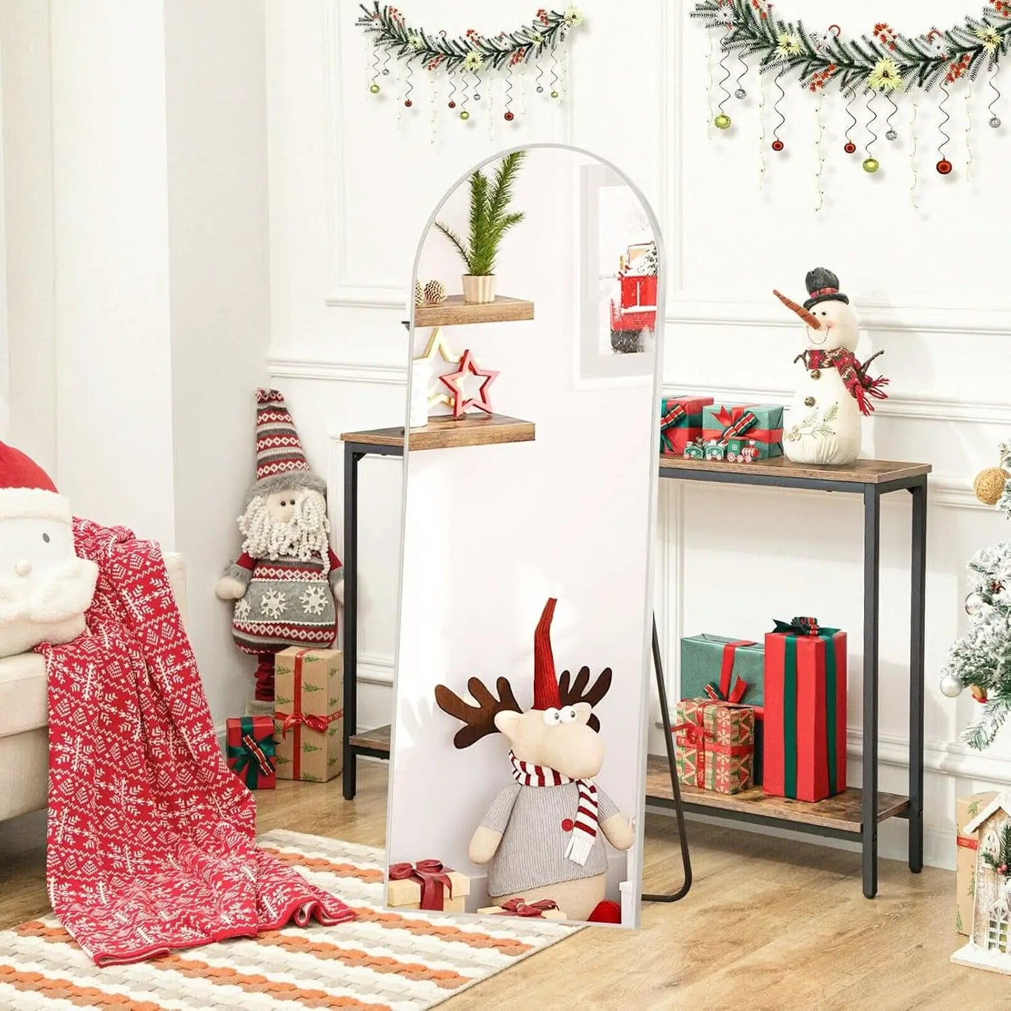 Arched Full Length Mirror 64x21 Inches For Living Room from PriceLows™