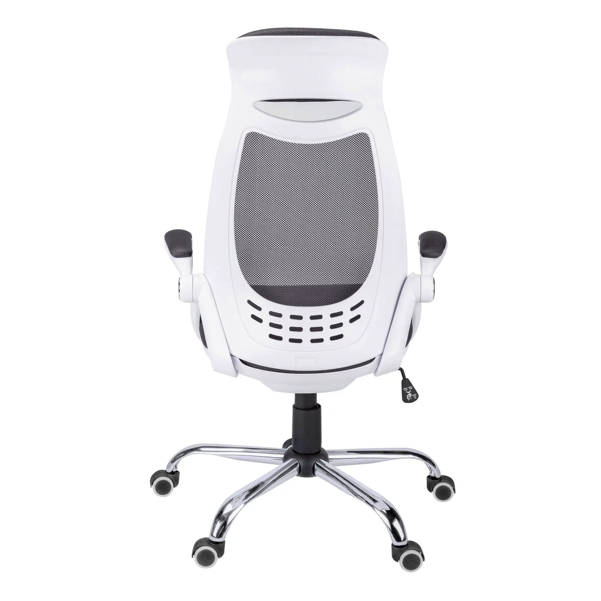 High-Back Executive Office Chair | Ergonomic Curved Backrest | Armrests | 45 Inch Height