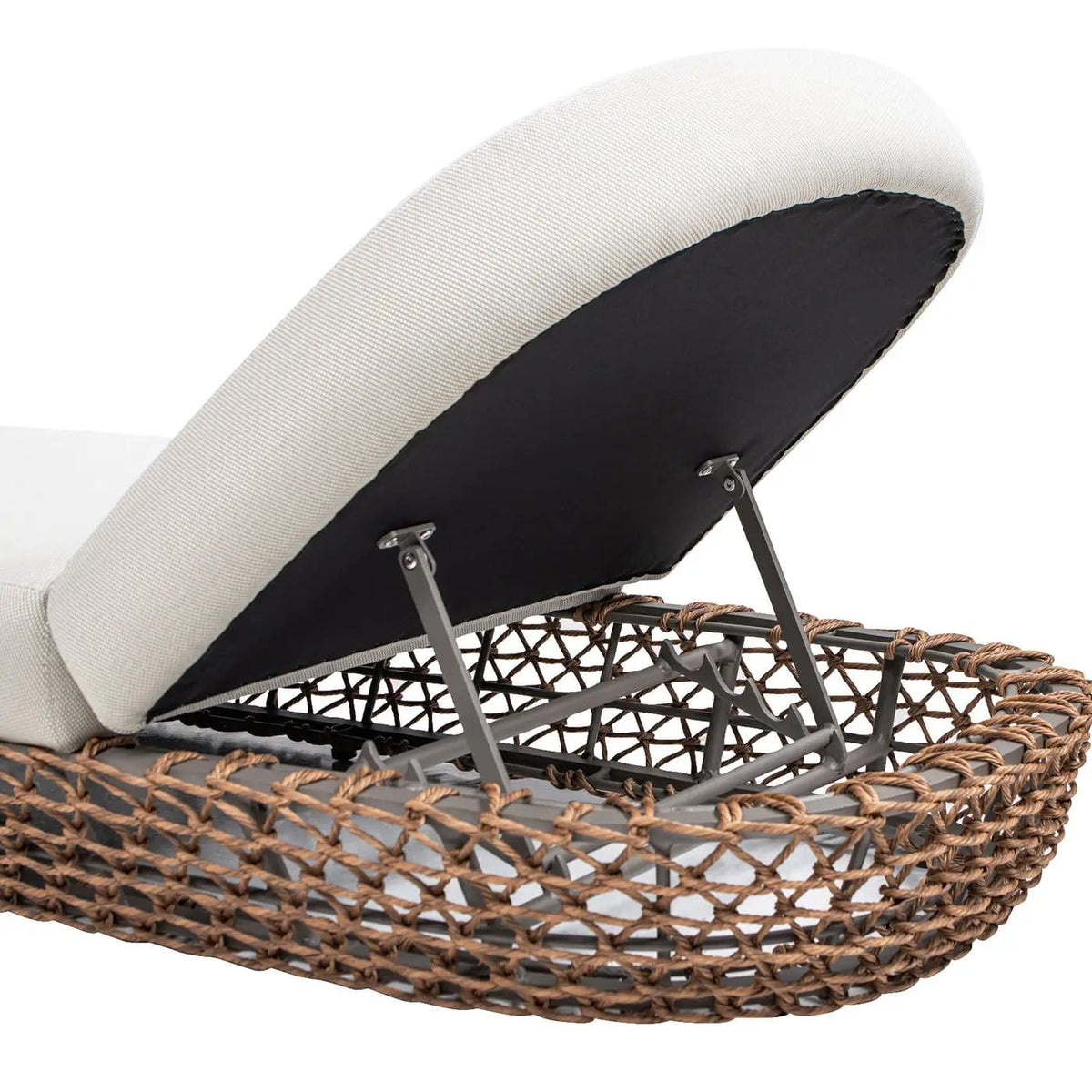 Willow Sunbrella Upholstered Patio Lounger Chaise | 32 x 80.5 x 14 in | Outdoor Living Furniture | Outdoor Living