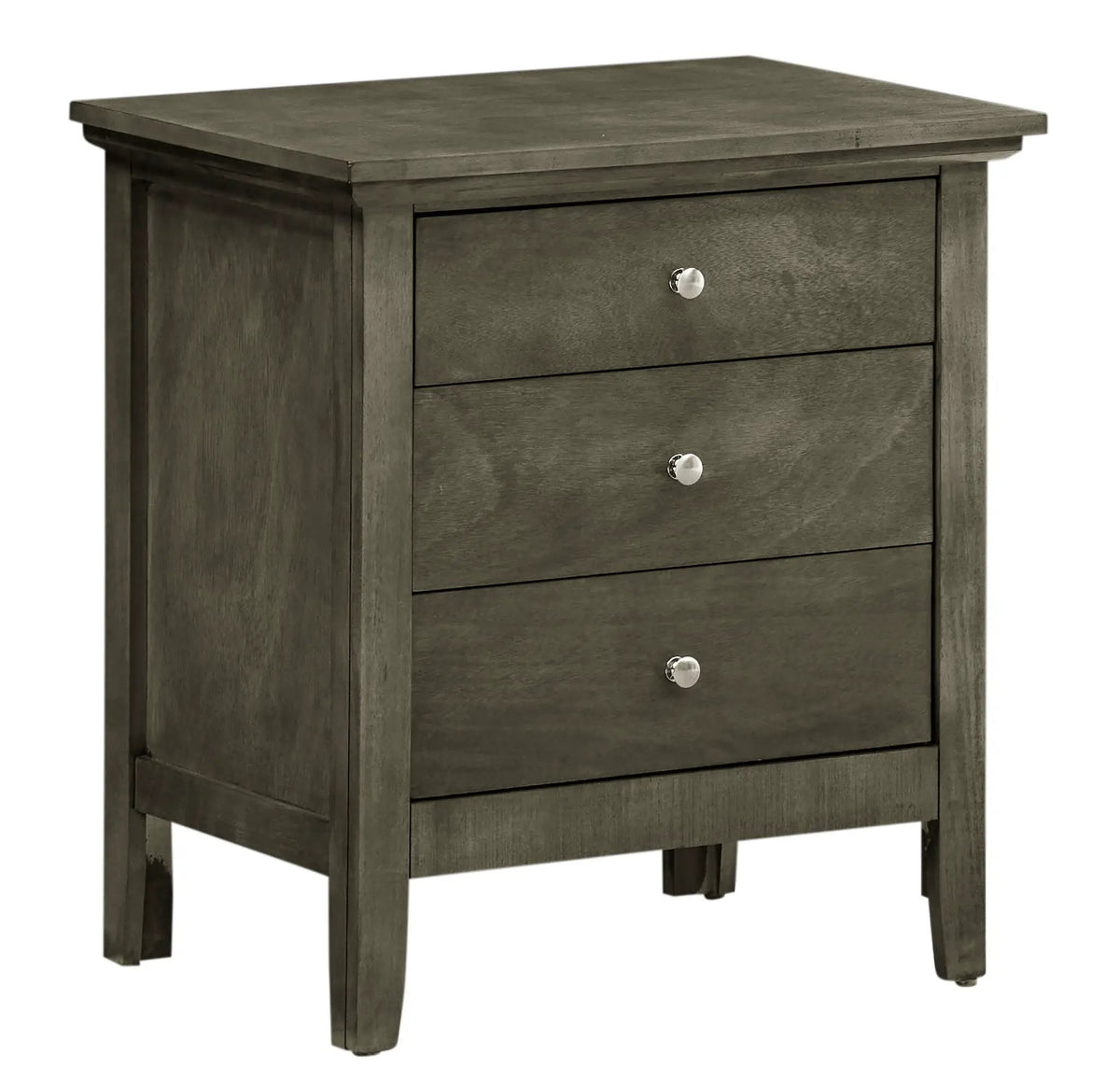 3 Drawer Nightstand | Real Wood Veneer | Dovetail Joints | Fully Assembled