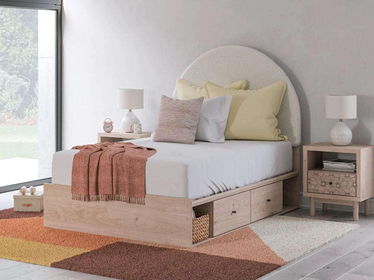 Arloster Upholstered Panel Bed | 6 Pieces | Bedroom Furniture | Bedroom