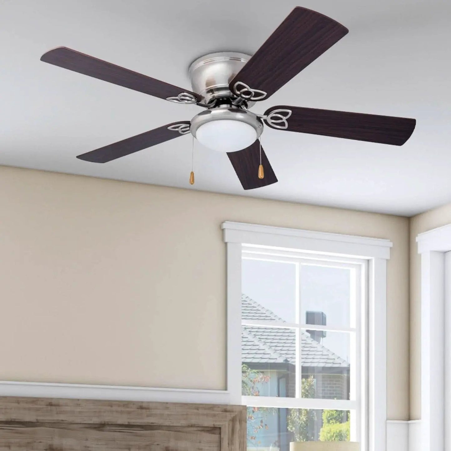 52 Inch Energy Efficient Ceiling Fan LED Lighting Remote from PriceLows™