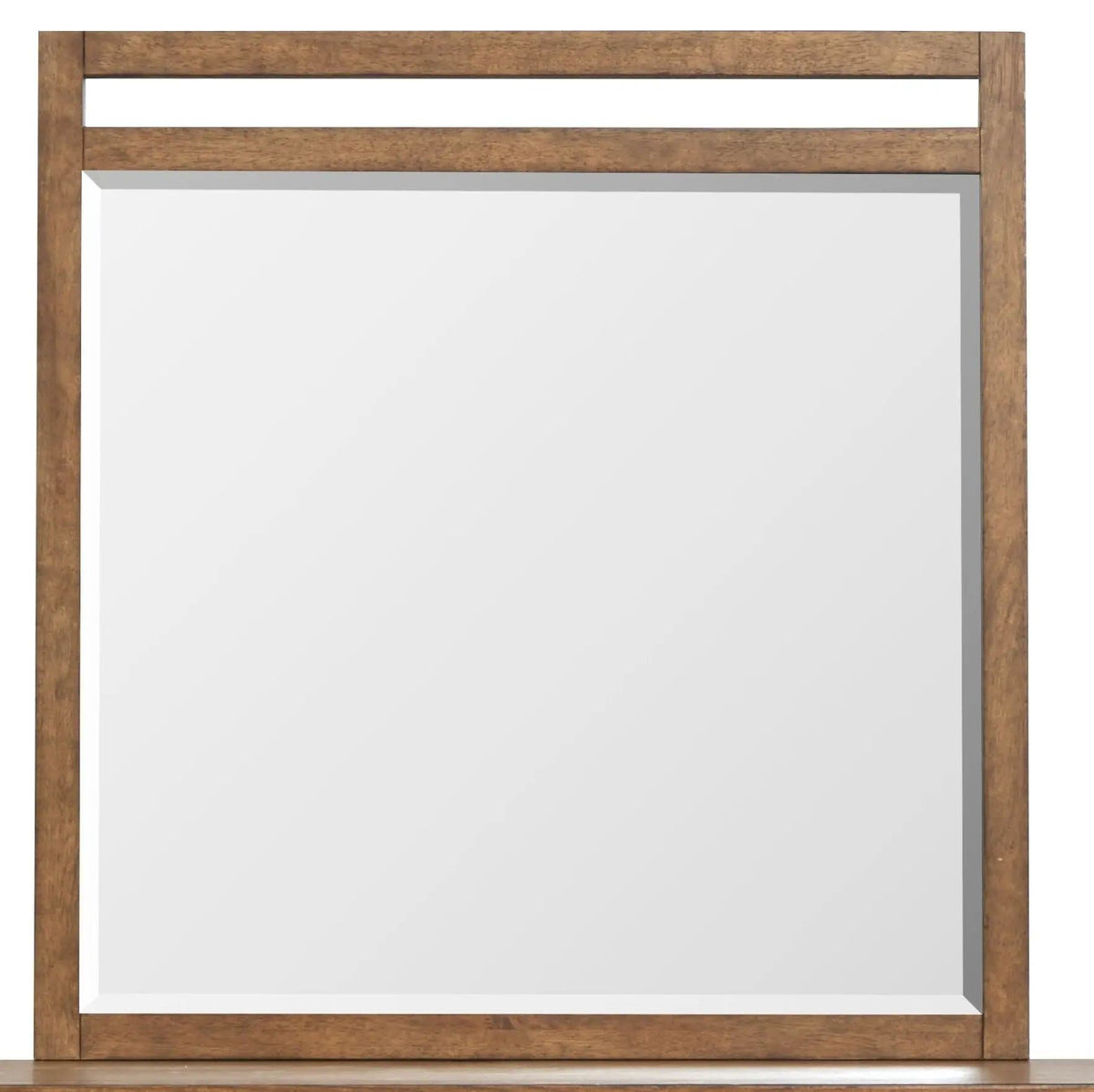 Conway Portrait Mirror | 1.5 x 38 x 39.5 in | Oak Veneer | Honey Wheat