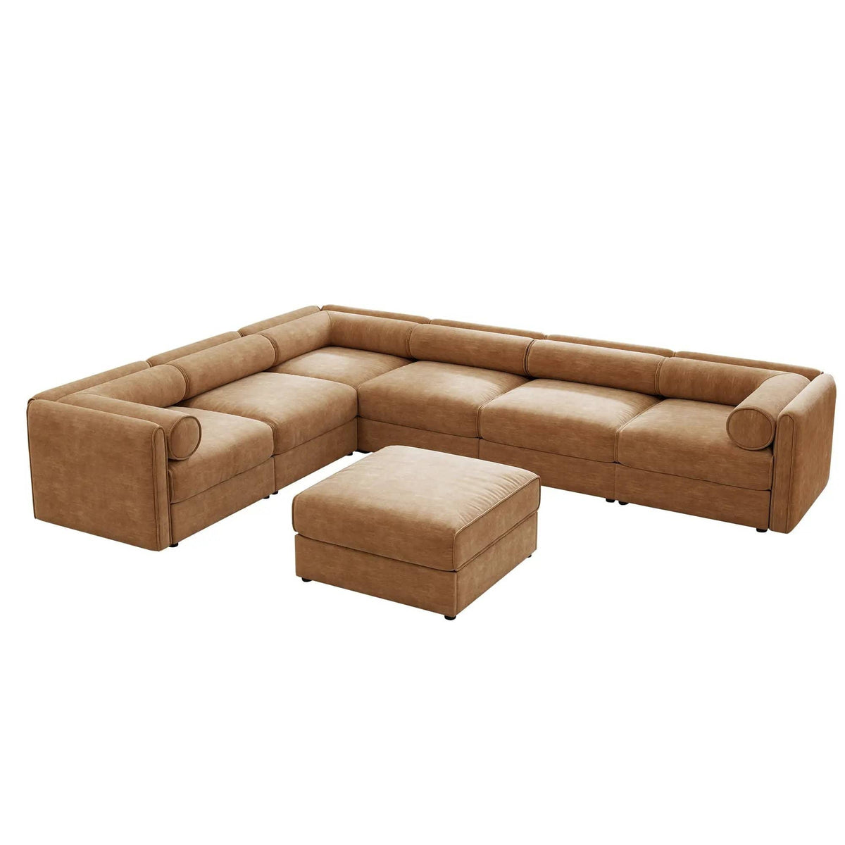 Contemporary Elegant Sofa With Storage And Ottoman 2 Piece Living Room Set | 2 Piece Living Room Set | Living Room Furniture | Living Room