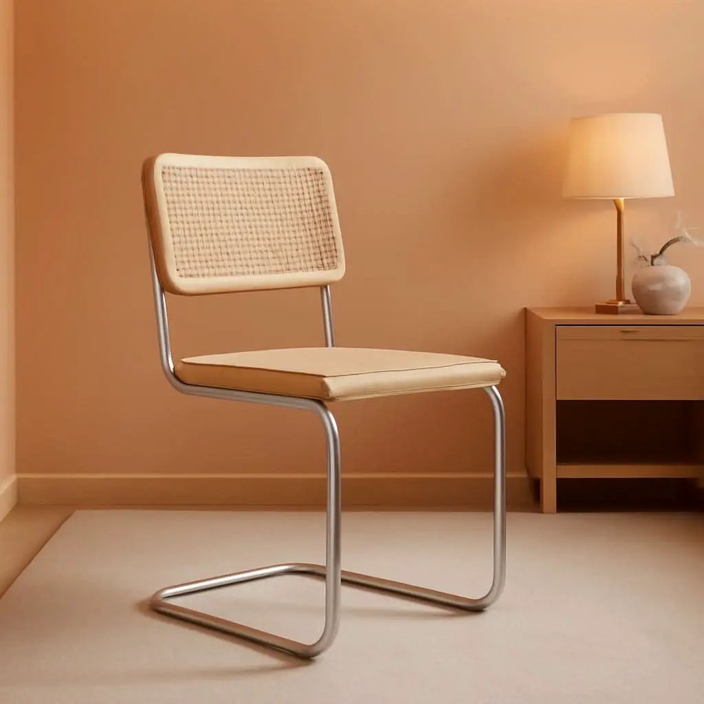 Rattan Bar Stools Set Of 4 24 Inch Yellow For Home from PriceLows™