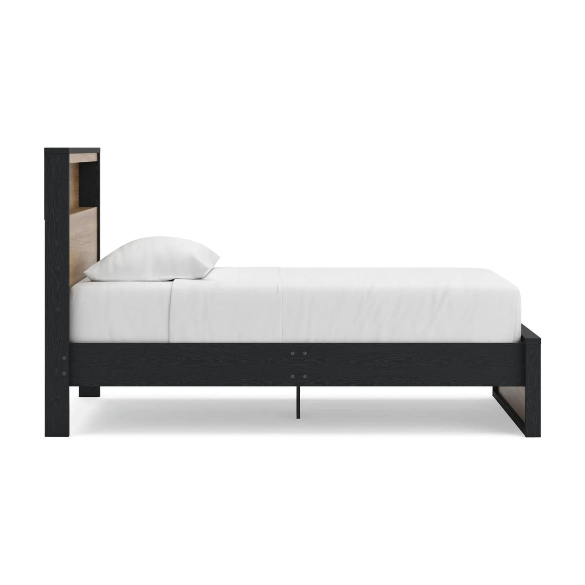 Kozmour Bookcase Complete Bed Frame | 3 Pieces | Bedroom Furniture | Bedroom